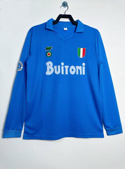 Napoli 1987-1988 Long Sleeve Home Kit
