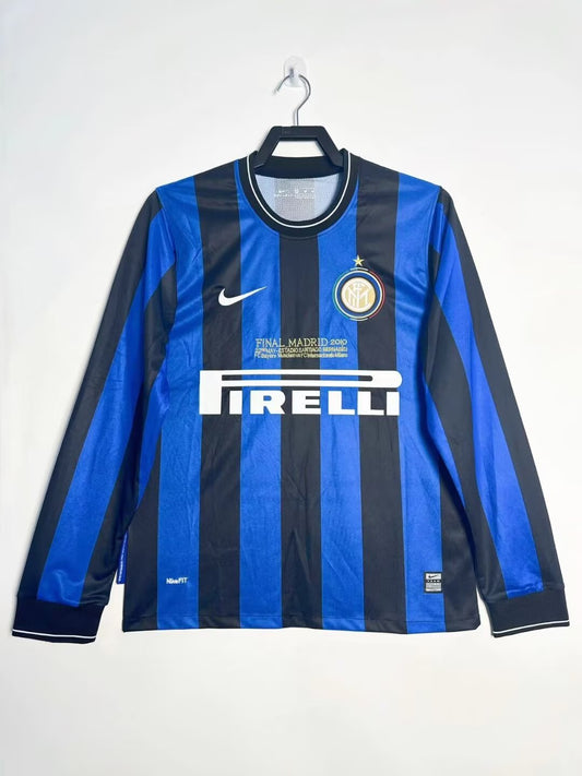 Inter Milan 2009-2010 Long Sleeve Home Kit