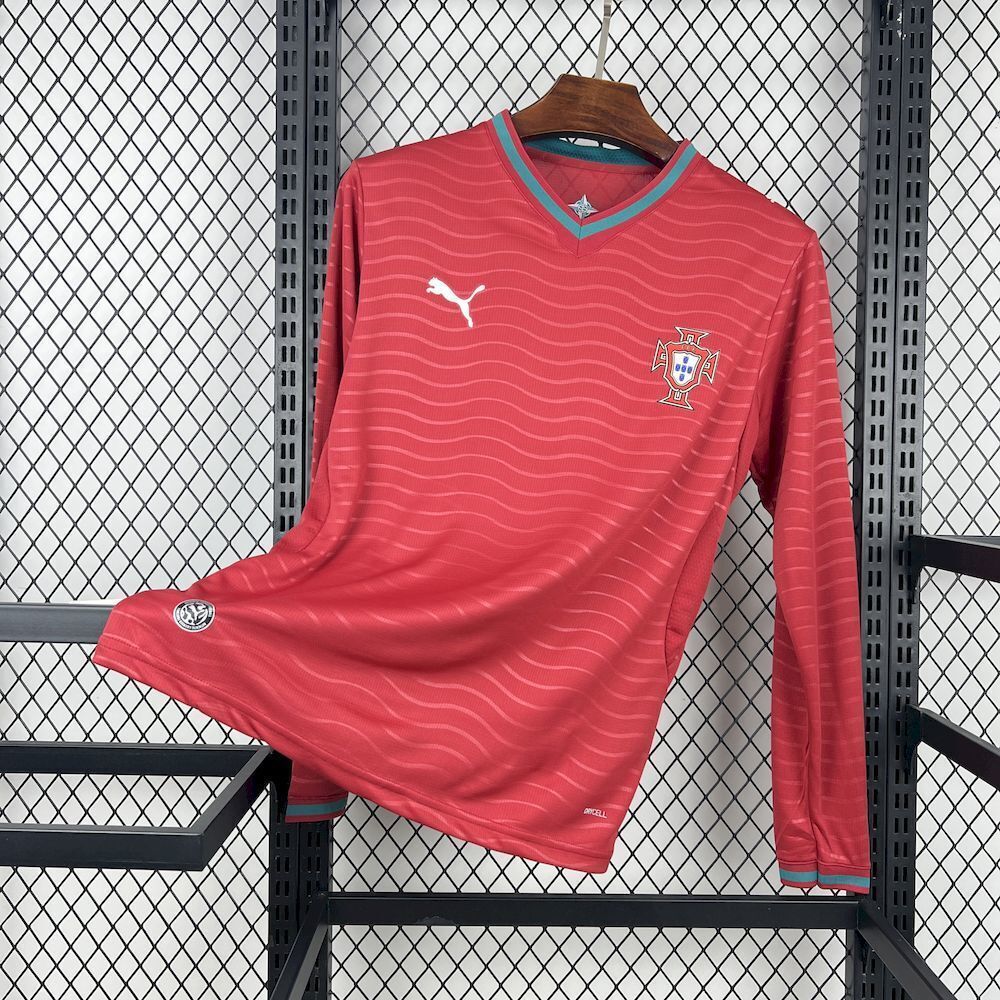 2026 Portugal Home World Cup Kit Long Sleeve