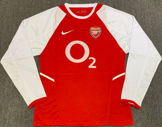 Arsenal 2002-2003 Long Sleeve Home Kit