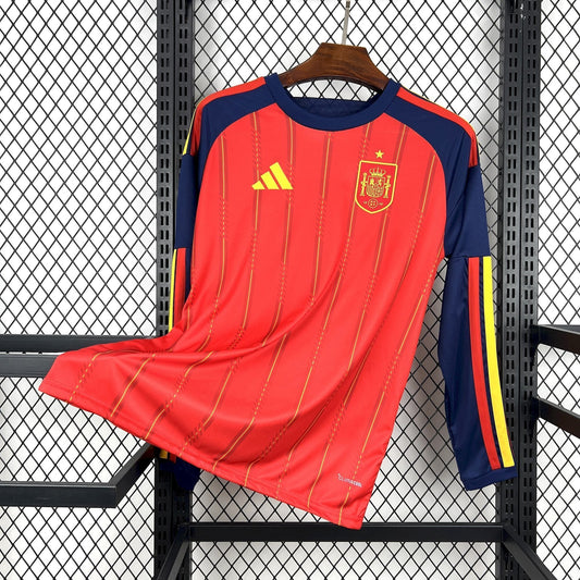 2026 Spain Home World Cup Kit Long Sleeve